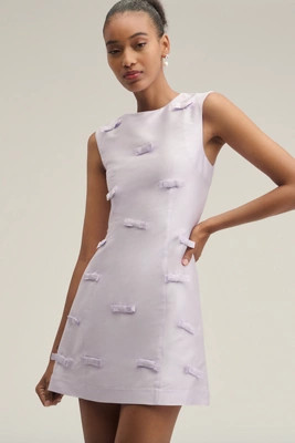 Lovaan Helena Bow Mini Dress | Anthropologie (US)