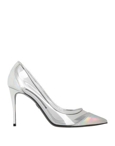 Dolce & gabbana Woman Pumps Silver Size 8.5 Rubber | YOOX (US)