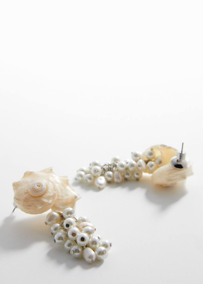 Mixed bead earrings -  Women | Mango USA | MANGO (US)