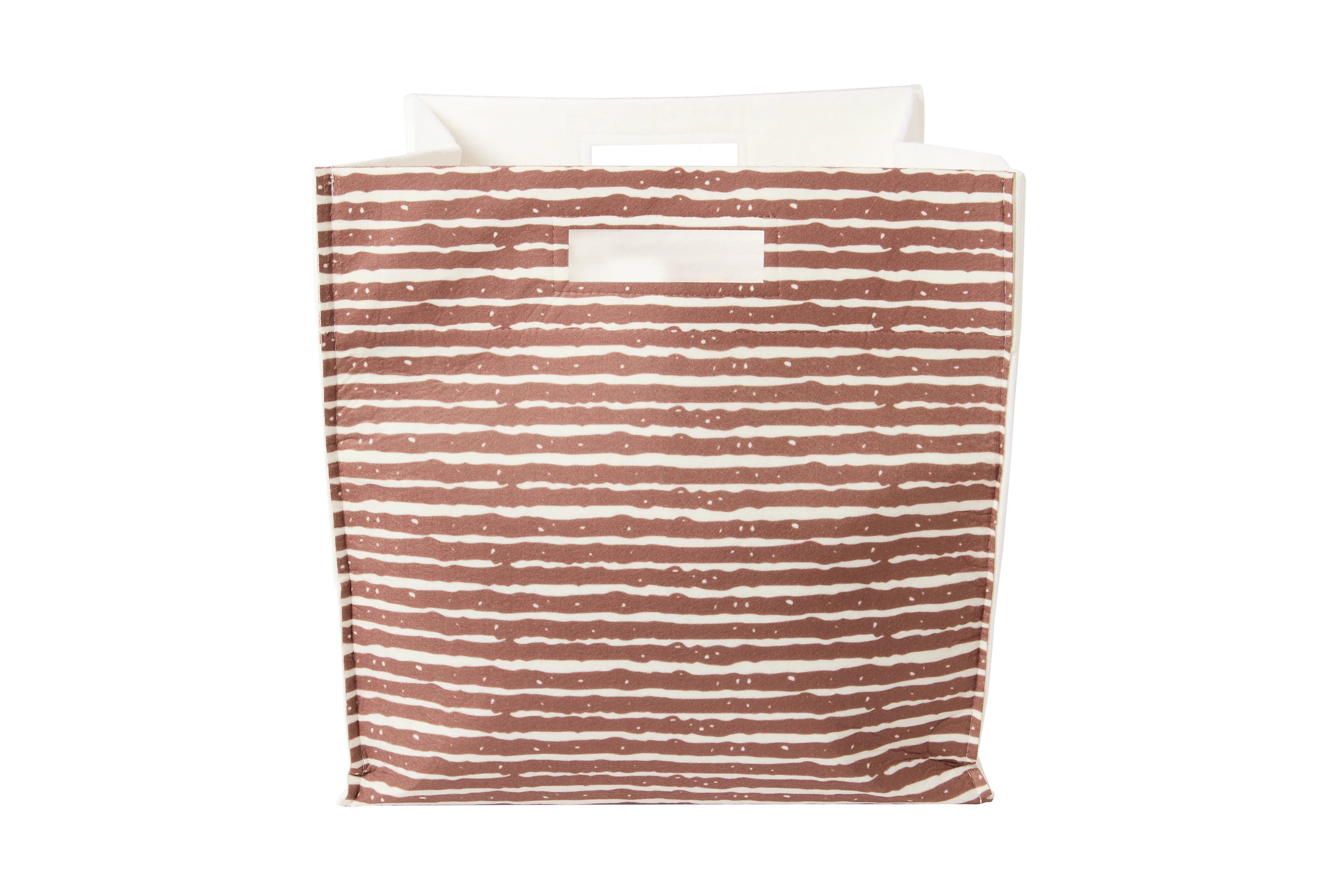 Lines Felt Storage Bin | Dance Happy