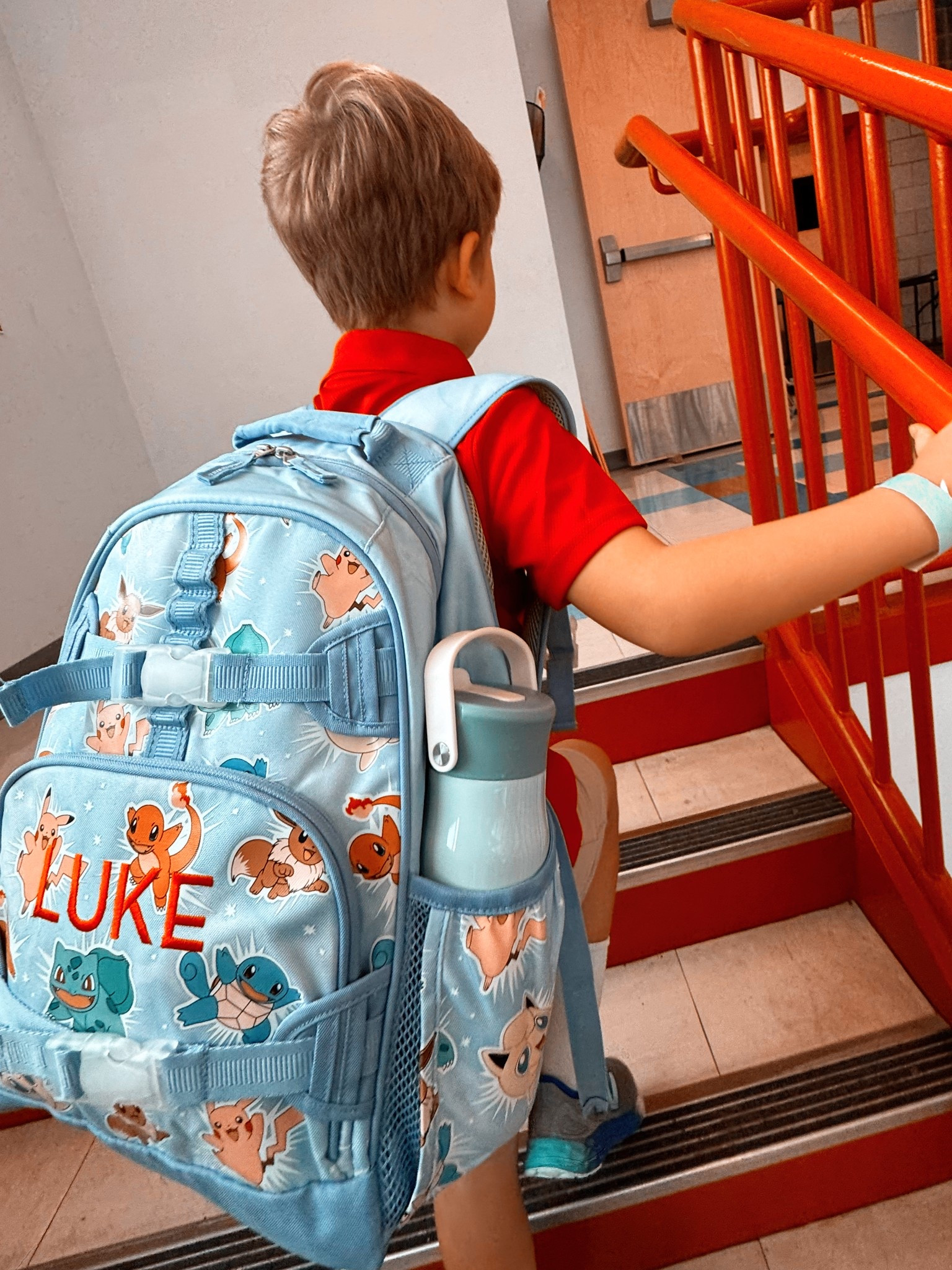 First day vibes 🎒✨ obsessed with his new pokemon backpack + lunchbox 🩵 they’re personalized and the cutest back to school set ever 

#backtoschool #ltkkids #ltkbacktoschool #momlife #schoolstyle #pokemonkids #ltkfinds #ltkmom #kidsbackpack #ltkkidsstyle