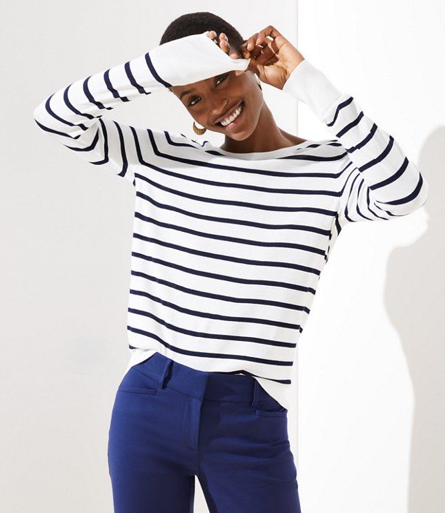 Striped Everyday Sweater | LOFT