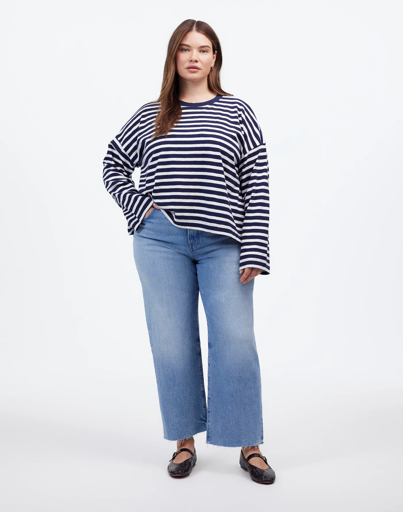 The Plus Perfect Vintage Wide-Leg Crop Jean | Madewell