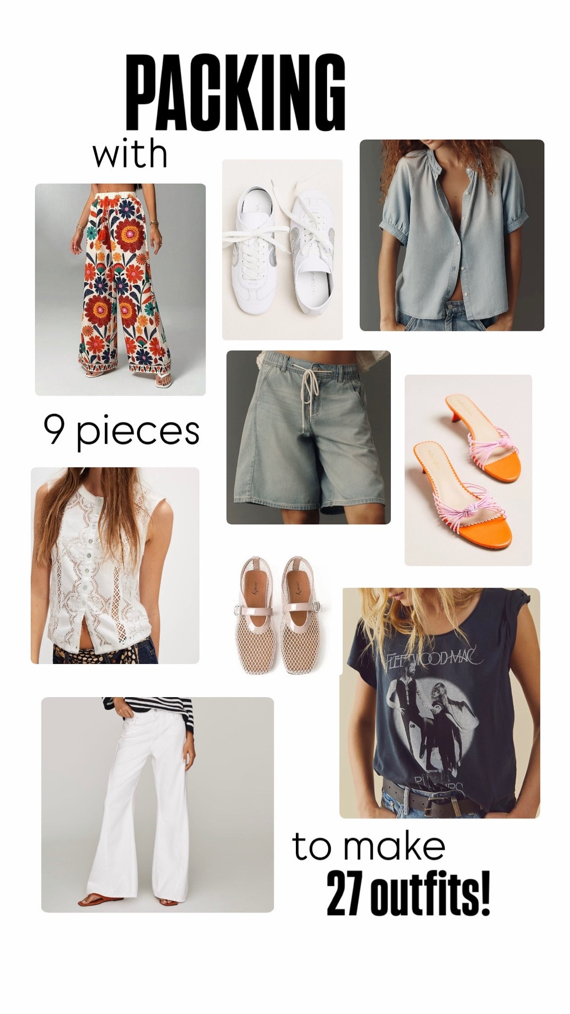 PACKING SMART…. 3 tops, 3 bottoms, 3 shoes = 27 outfits!!

#LTKootd #LTKTravel #LTKOver40
