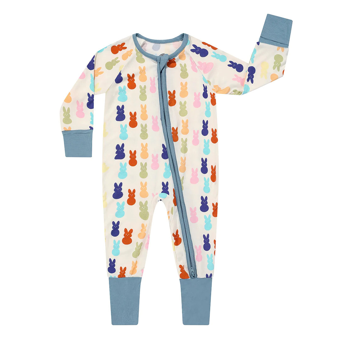 Chillin With My Peeps Easter Pajama Bamboo Baby Pajamas | Emerson and Friends