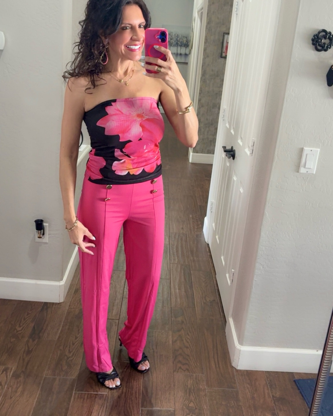 I loooove dressing up 💕👗 but I also LOVE keeping my looks on a budget! You don’t have to spend a fortune to feel cute, confident and put together.

Today’s church look is ALL Amazon 🛍️ and this floral top is such a favorite that I actually own it in 2 colors! 🌸 Paired it with these fun pink pants for the perfect Sunday look.

And because Arizona is STILL on fire 🔥😂, my fall wardrobe will just have to wait a little longer!

Cute and affordable will always be my kind of fashion. 💗 Shop the whole look on my LTK! Link in bio 😉 

#Summerfashion #ChurchLook

#LTKootd #LTKOver40 #LTKSaleAlert