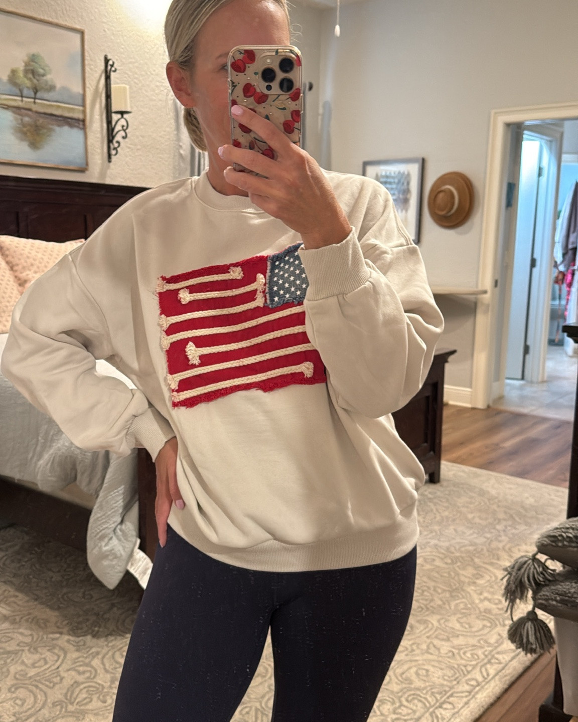 This sweatshirt from Target is perfect for Memorial Day & Fourth of July 🇺🇸  Grab one before they sell out! I’m wearing a medium.

#LTKootd #LTKSeasonal #LTKOver40