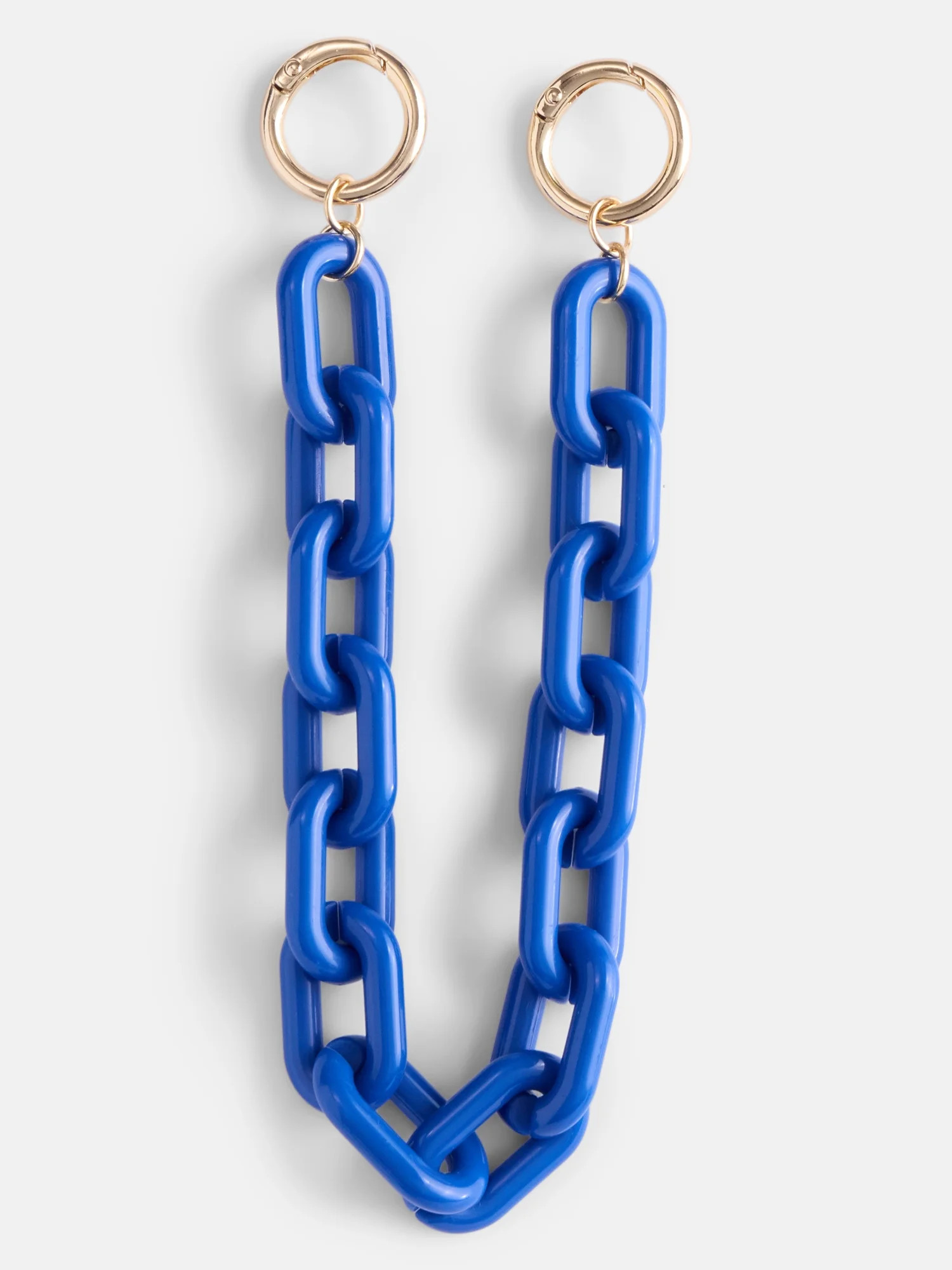 No Boundaries Women’s Game Day Chain Swag Charm, Cobalt | Walmart (US)
