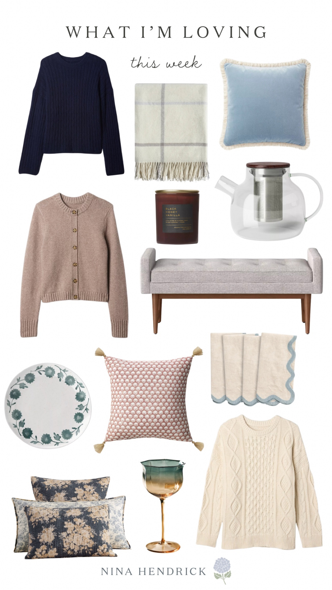 What I’m loving this week from gap, target, Anthropologie, quince, Serena and Lily, and pottery barn 

#LTKSaleAlert #LTKHome #LTKSeasonal
