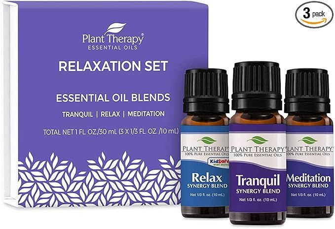 Plant Therapy Relaxation Synergy Set 100% Pure, Undiluted, Therapeutic Grade | Amazon (US)