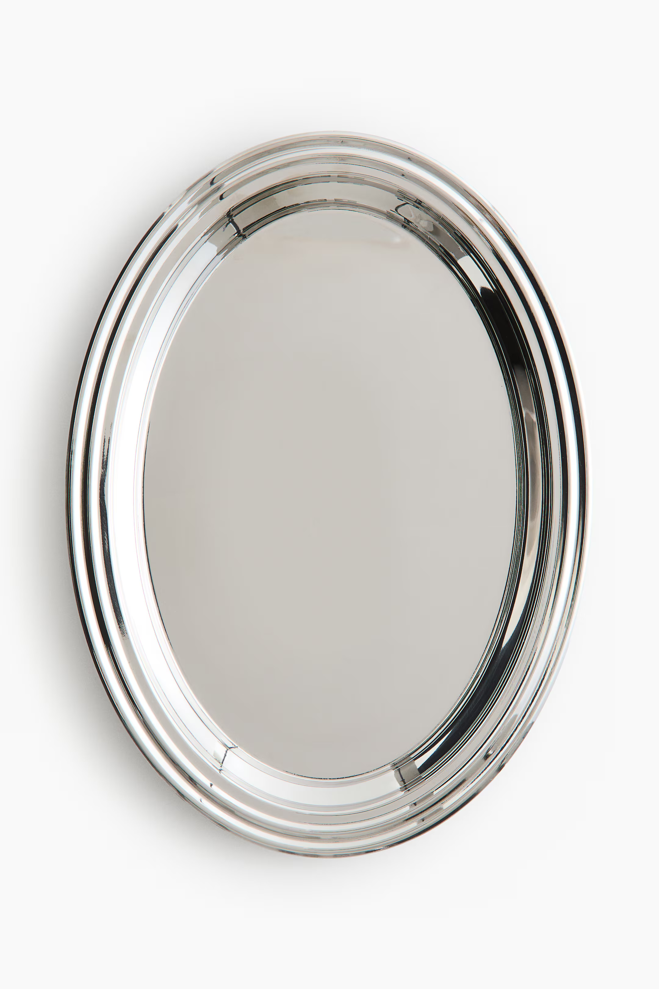 Ovales Tablett aus Edelstahl - Silberfarben - Home All | H&M AT | H&M (DE, AT, CH, NL, FI)