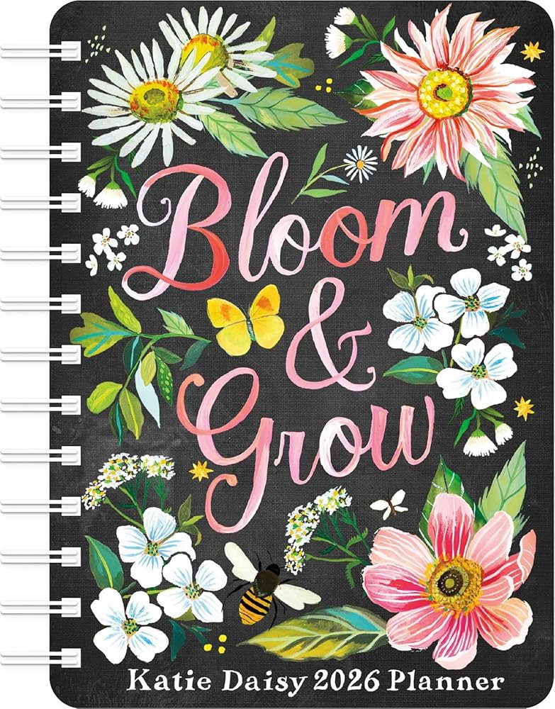 Katie Daisy 2026 Weekly Planner Calendar: Bloom & Grow | Amazon (US)