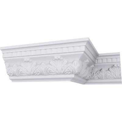 4 1/2"H x 3 1/4"P x 5 1/2"F x 94 1/2"L Devon Crown Moulding | Wayfair North America