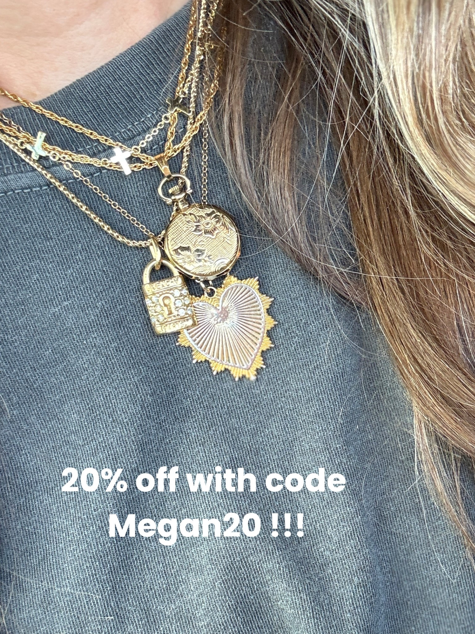 My Eden cross necklace is on major sale today and you can used code Megan20 for 20% off site wide!!

#LTKSaleAlert