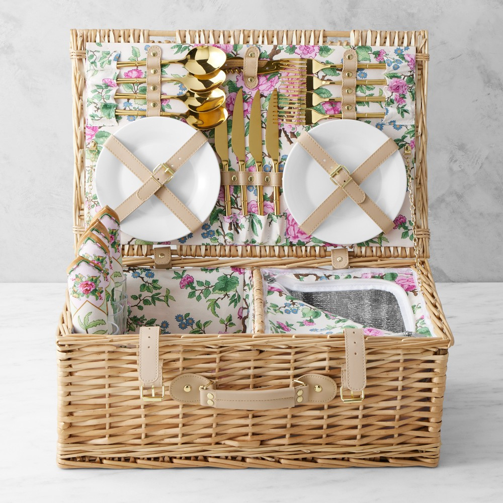 Famille Rose Picnic Basket | Williams-Sonoma