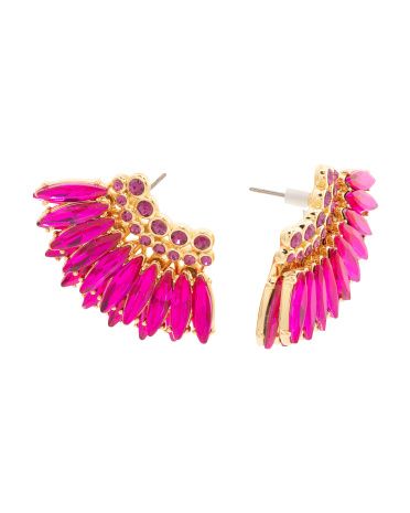 Crystal Mini Madeline Earrings | TJ Maxx