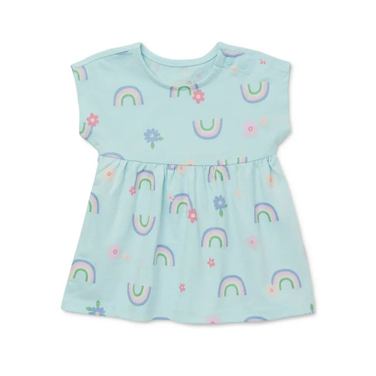 Garanimals Baby Girl Print Dolman Tunic Top, Sizes 0-24 Months | Walmart (US)