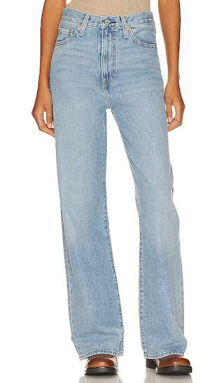 LEVI'S Ribcage Wide Leg Jeans in Denim-Light. - size 29 | Revolve Clothing (Global)