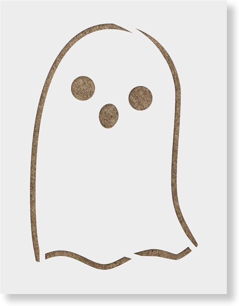Ghost Stencil - Ideal for Crafting Bewitching Halloween Scenes, Halloween Stencils, Laser Cut Ste... | Amazon (US)