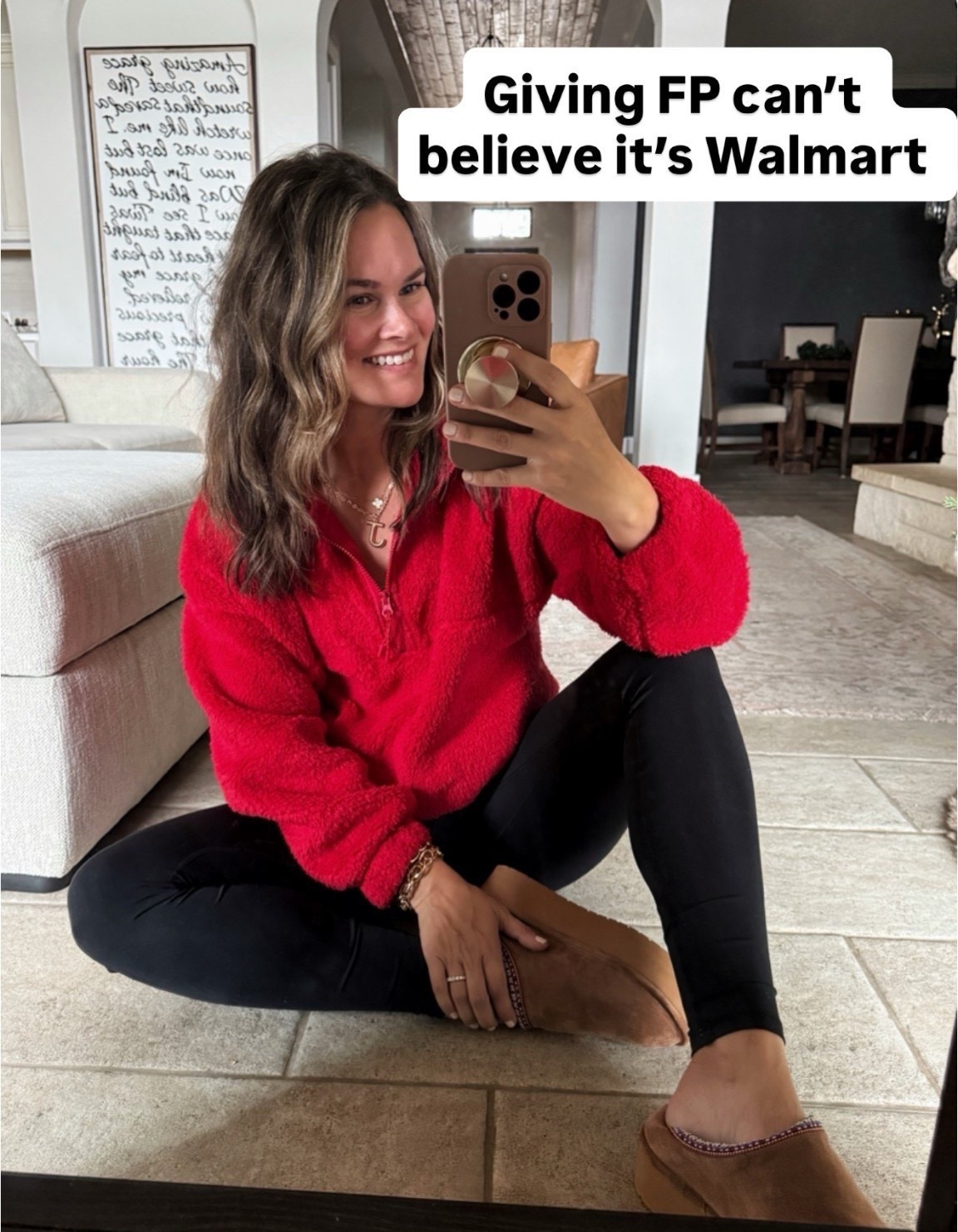 This cozy pullover reminds me of free people but it’s Walmart! Ugg look for less and some of the best leggings included #winteroutfit #winterstyle #walmartfashion #walmartfinds 

#LTKgrwm #LTKootd #LTKdayinmylife