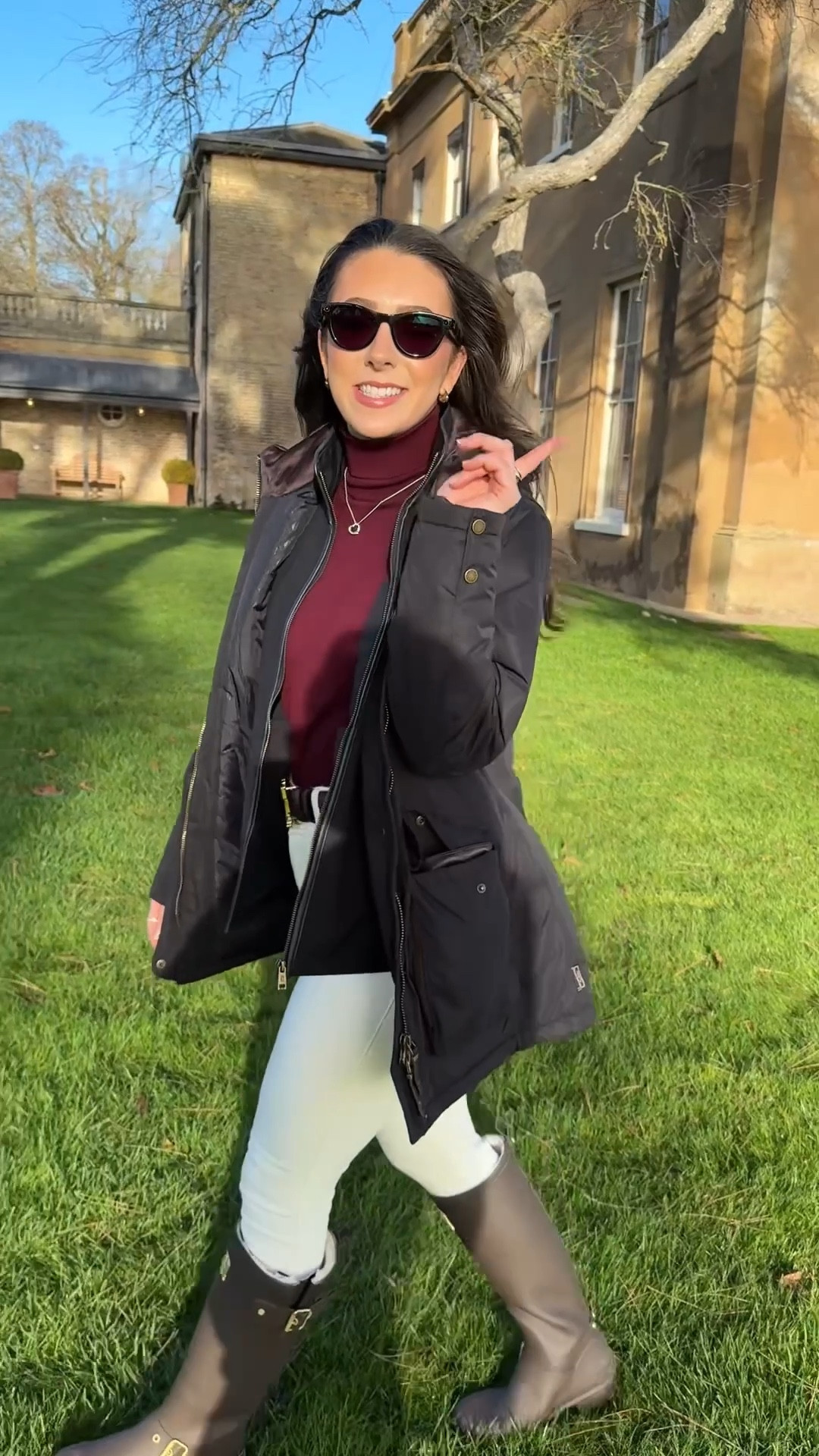 Really loved this combo! I wear size UK 10 regular in the jeans, medium in the coat, wellies are tts and I’ve linked a similar top as mine is from last year! Countryside outfits, UK outfits, country chic, skinny jeans, waterproof coat 

#LTKTall #LTKSeasonal #LTKootd