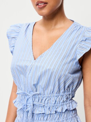 Flutter-Sleeve Poplin Top | Old Navy (US)