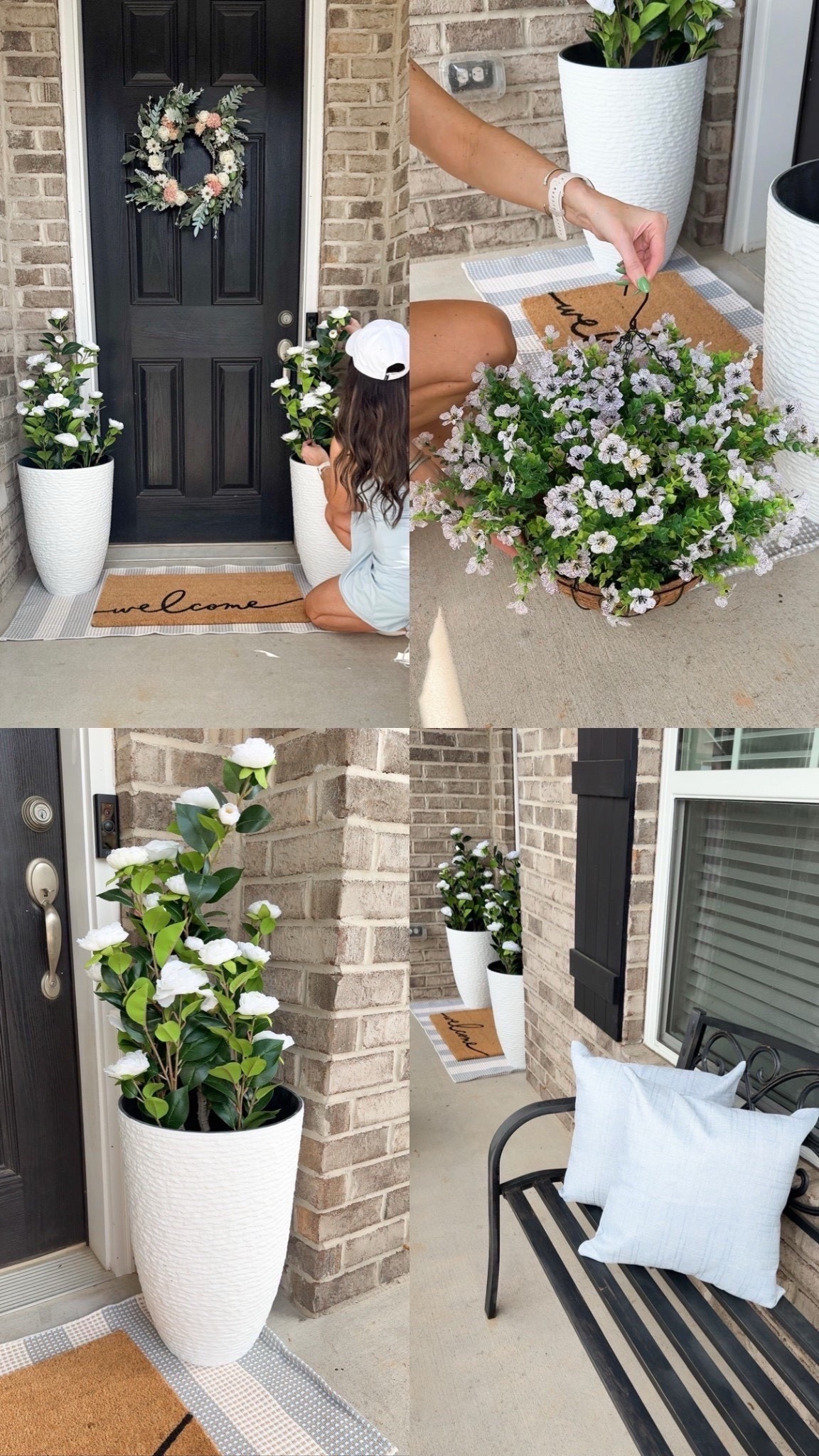 Spring porch decor 

