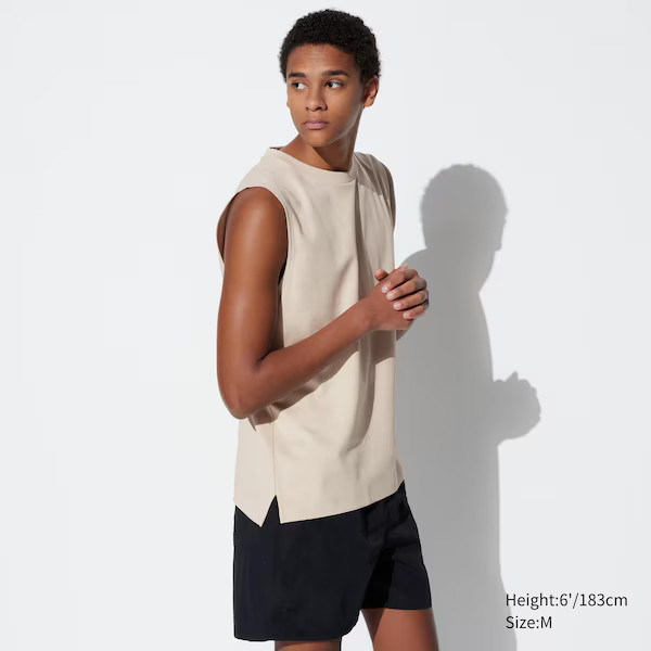 AIRism Cotton Sleeveless T-Shirt | UNIQLO US | UNIQLO (US)
