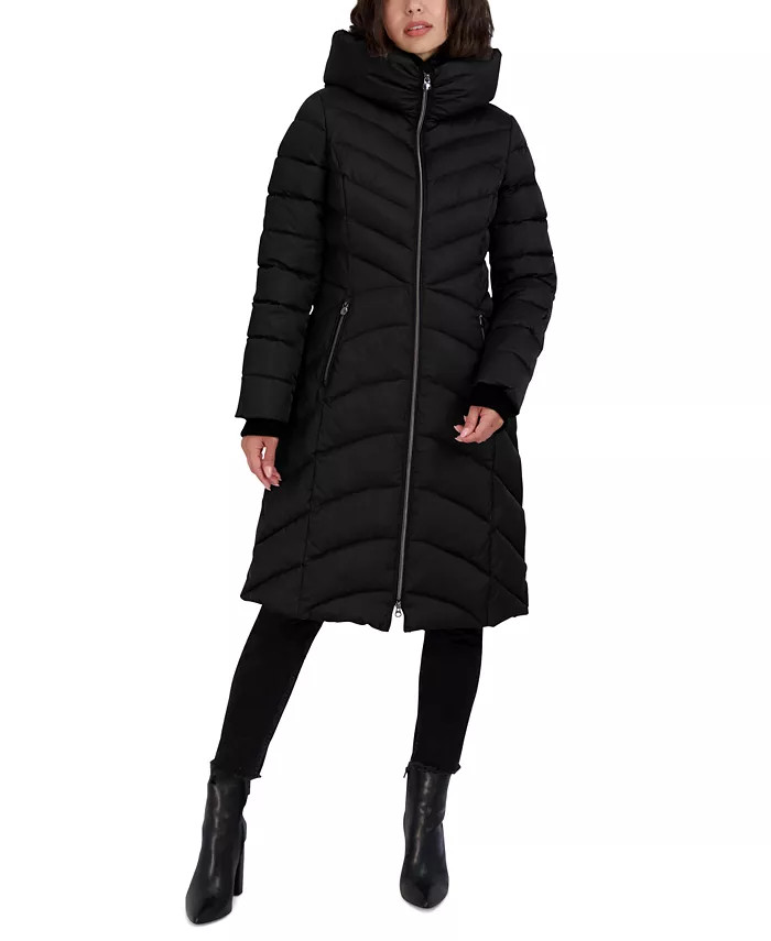 Women's Cozy Collar Hooded Puffer Coat | Macys (US)