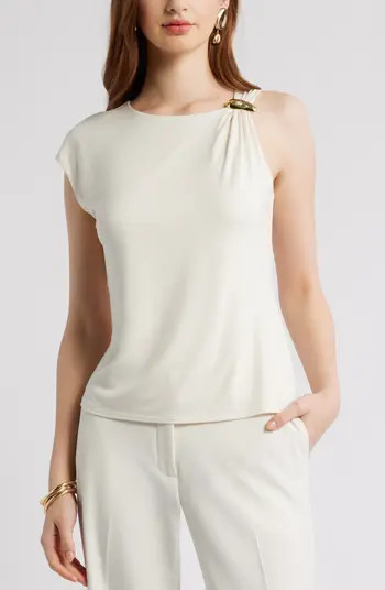 Hardware Accent Asymmetric Top | Nordstrom