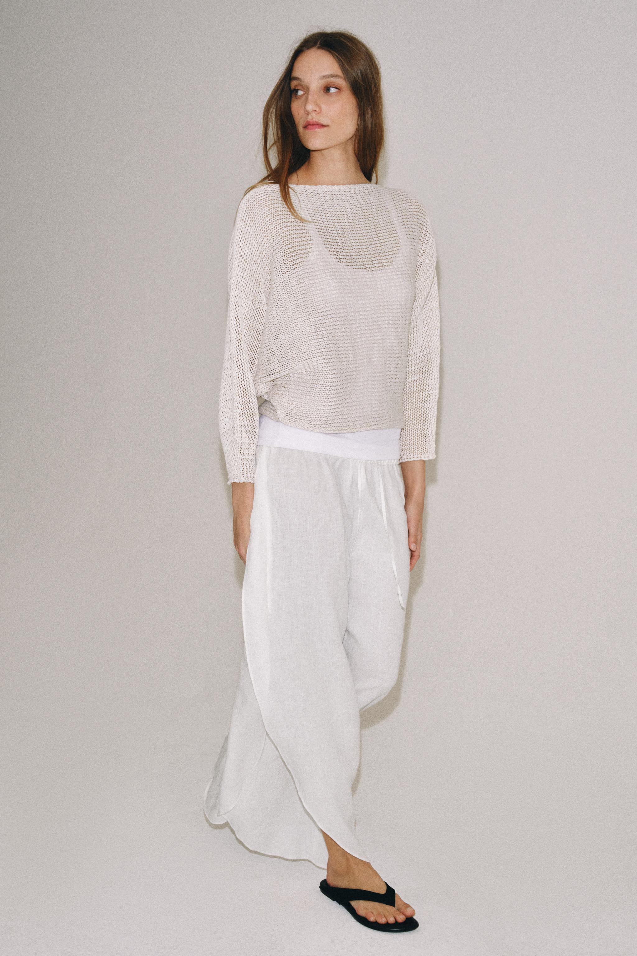 WIDE SLEEVE KNIT JUMPER | Zara US