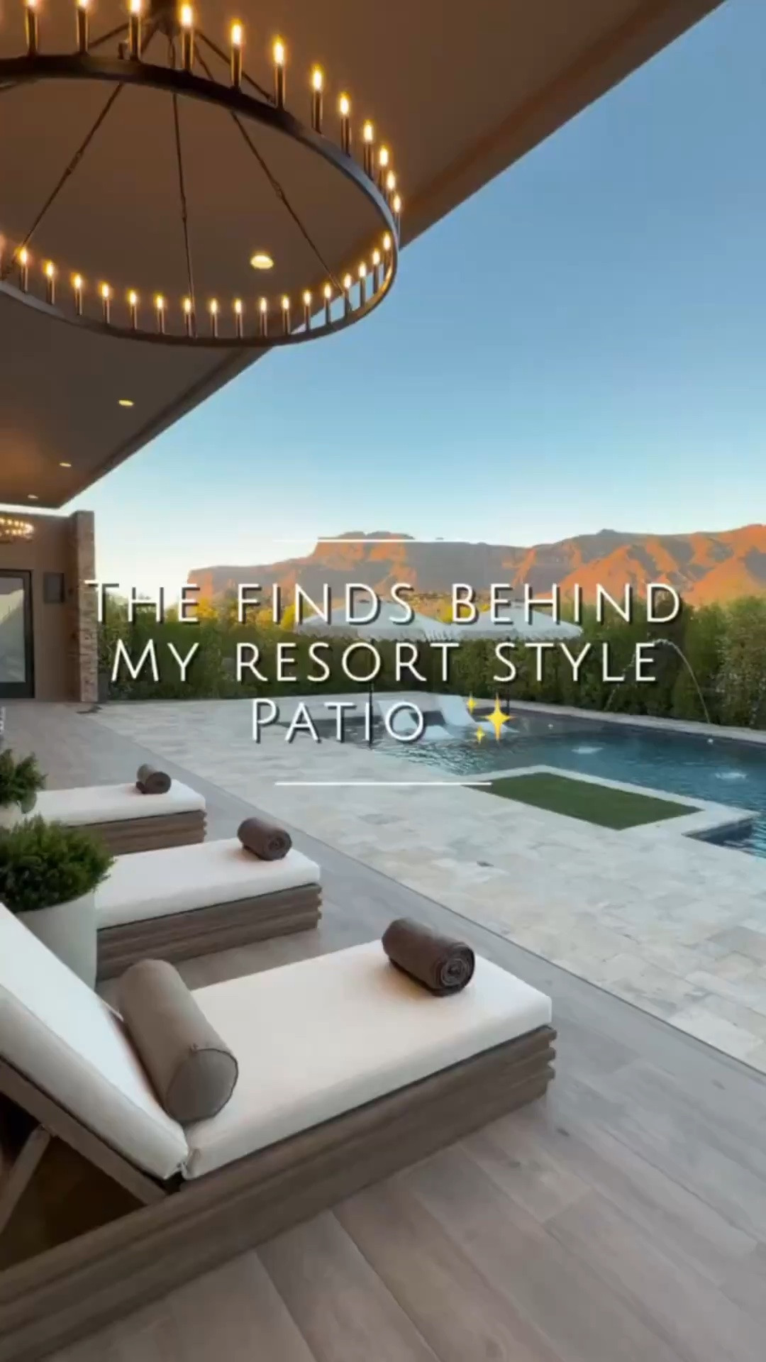 #ad These are the finds that make my outdoor patio feel like a five star resort! ✨

One of my favorite things is stepping outside and instantly feeling like I’m on vacation. 🤍 My chaise lounge chairs paired with my accent chairs create the perfect place to relax by the pool, soak up the sunshine, enjoy a good book, or unwind at the end of the day.

I also love bringing out the accent table whenever family comes over. It creates a cozy spot for the kids to enjoy lunch, spend time together, and watch the sunset. And of course, the fire pits add the perfect ambience, making every evening feel a little more special.

@Wayfair #wayfair #wayfairpartner #wishyouwerehere #outdoor

#LTKHome #LTKvlog #LTKdayinmylife