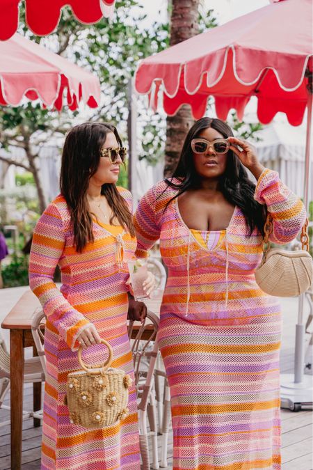When you and the bestie can shop at the same places no matter your differences — that’s a #SLAYoverSIZE 💁🏾‍♀️💁🏻‍♀️

Shop our looks by following our L T K Shops @musingsofacurvylady @hollandpaterno 

Thamarr is wearing a XXL in her coverup and a 2X (runs large) in swim.

Holland is wearing a Medium in her coverup and swim. 

Plus Size Fashion, Plus Size Swim, Resort, Plus Size Coverup, Modest Swim, Vacation Outfits 

#LTKswim #LTKplussize #LTKfindsunder100