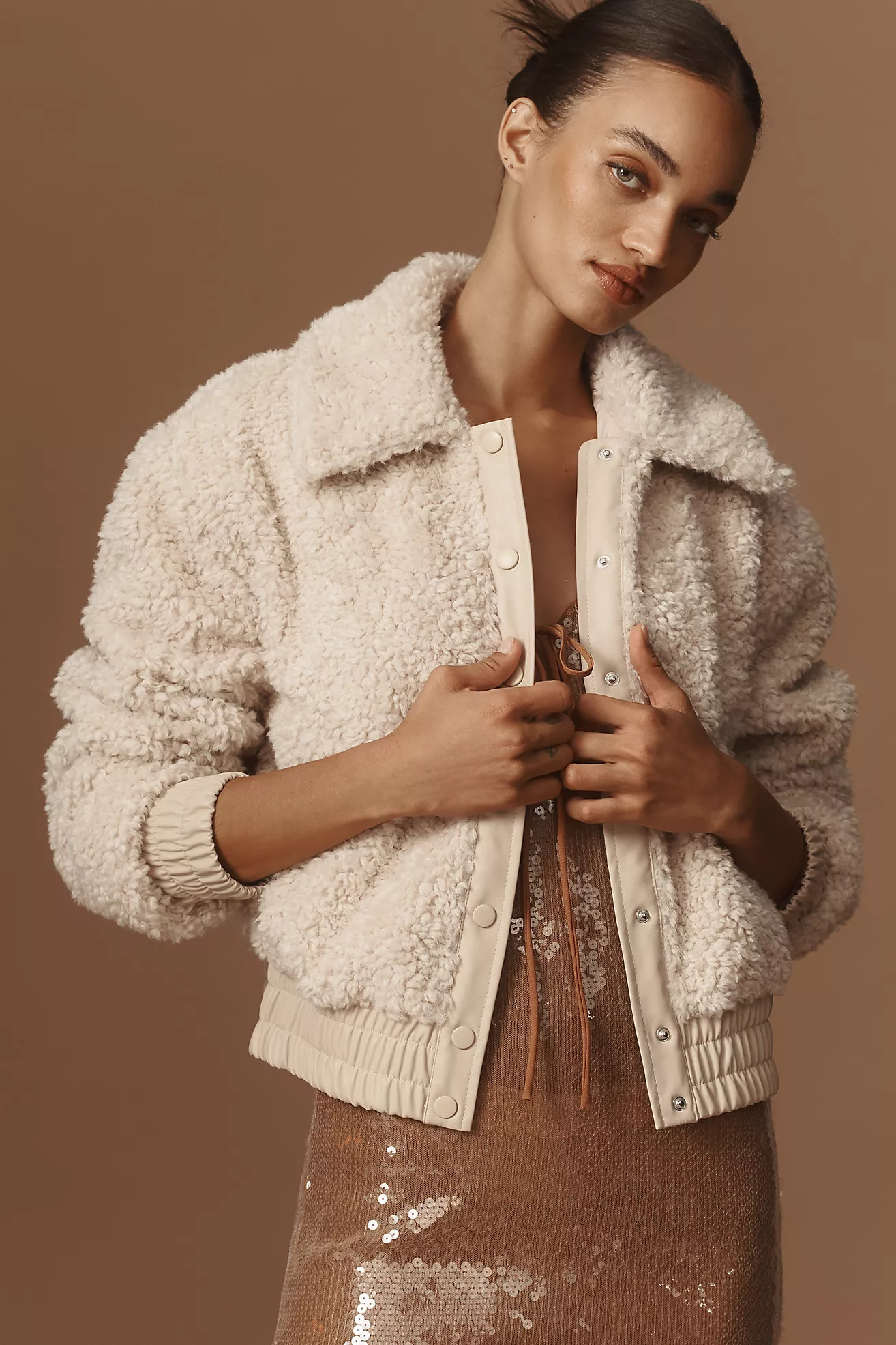 Sanctuary Libby Sherpa Jacket | Anthropologie (US)