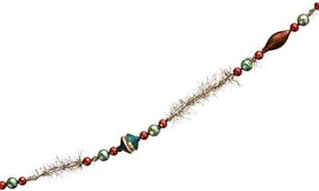Creative Co-Op 72" L w/Tinsel in Box, Red & Green Glass Garlands, Red/Green | Amazon (US)