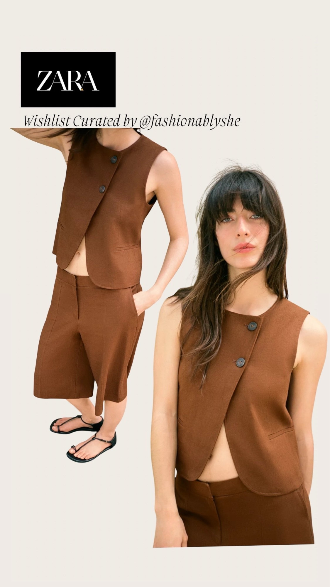 Zara sleeveless vest and shorts

#LTKdayinmylife #LTKmomlife #LTKOver40