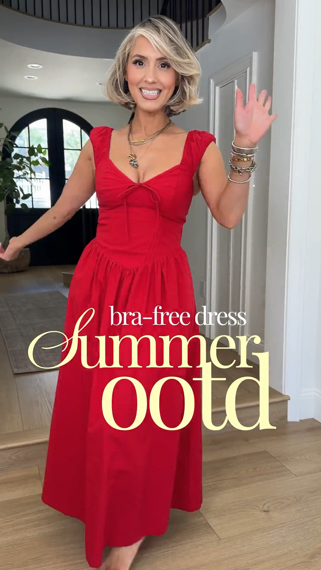 The perfect bra-free + lift dress 😈🌶️ it is so flattering and comfortable! It has mocking in the back and the quality is literally 10 out of 10. I’m wearing an extra small.

#LTKgrwm #LTKootd #LTKmomlife