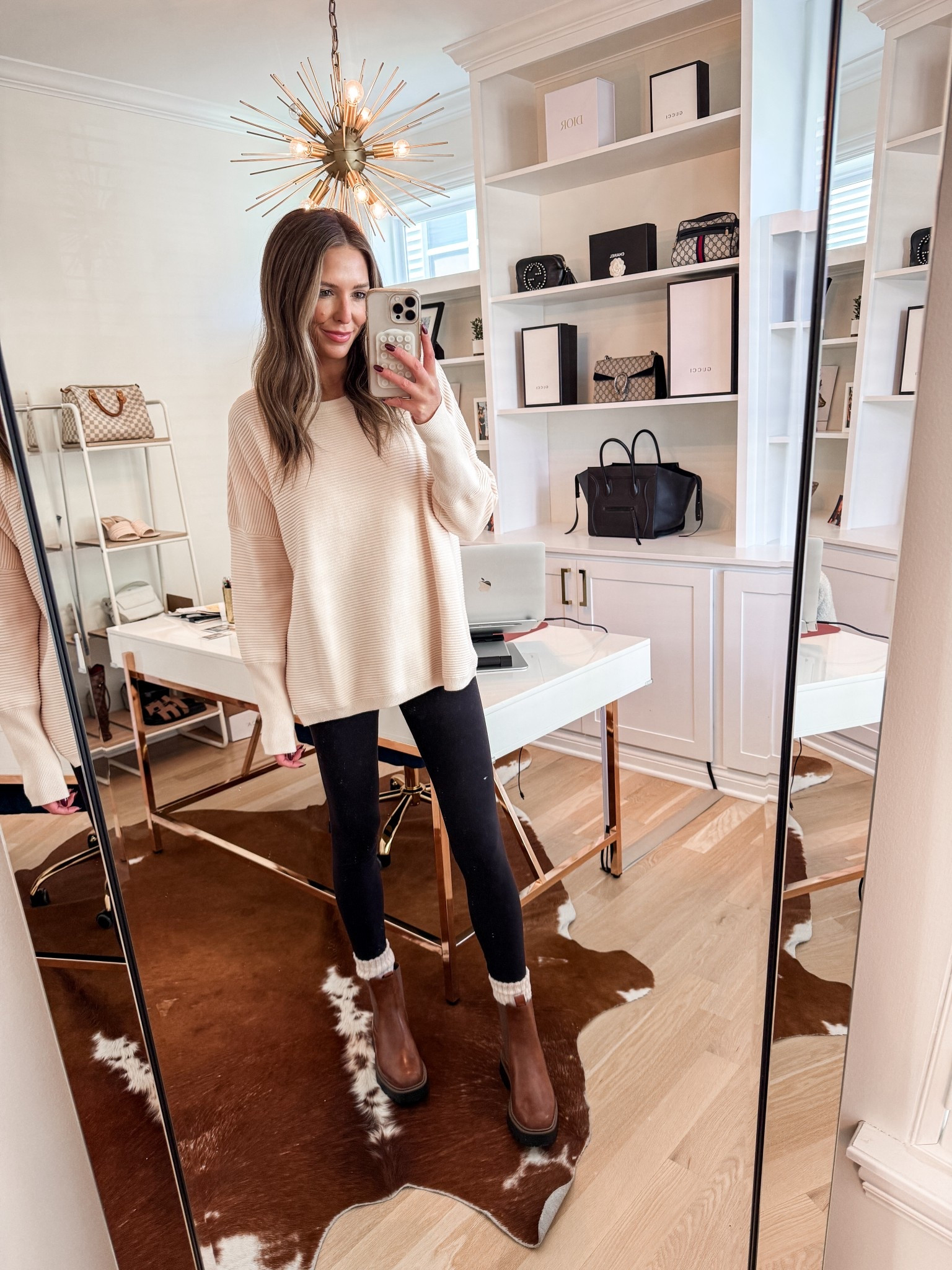 Loving this cozy fall look! Sweater, leggings, and boots all from Amazon. Perfect for chilly days. // wearing a medium in the sweater, small in the leggings, boots fit true to size #fallfashion #amazonfinds #outfitinspiration #founditonamazon #amazon

#LTKSeasonal #LTKFindsUnder50 #LTKStyleTip