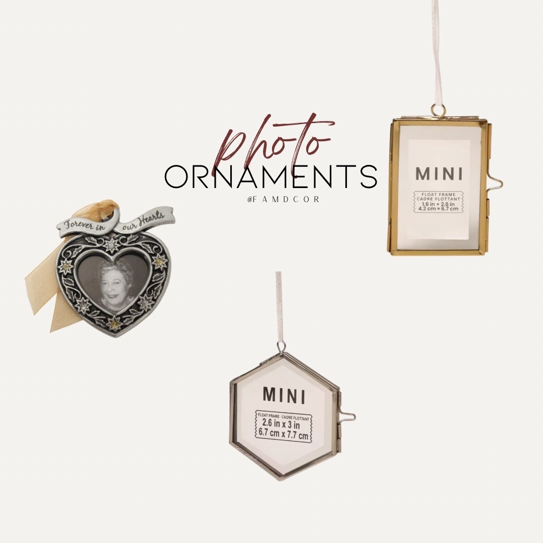 Cute photo ornaments under $4

#LTKSeasonal #LTKHoliday #LTKCyberWeek