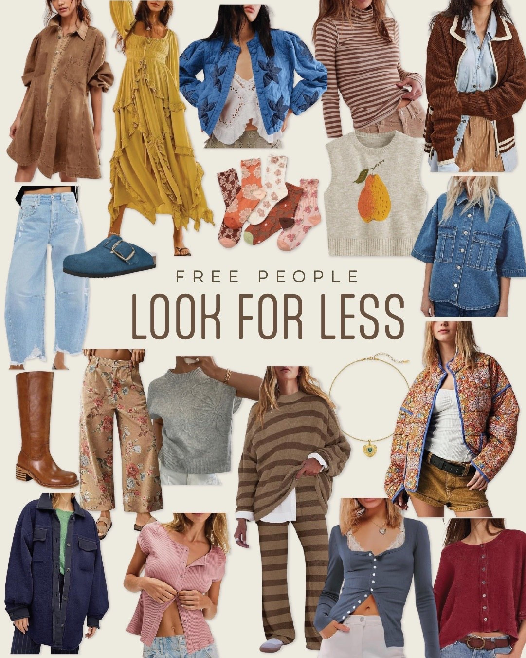 Obsessed with that Free People vibe? These looks give you all the boho feels without the splurge.

#LTKSeasonal #LTKStyleTip #LTKSaleAlert