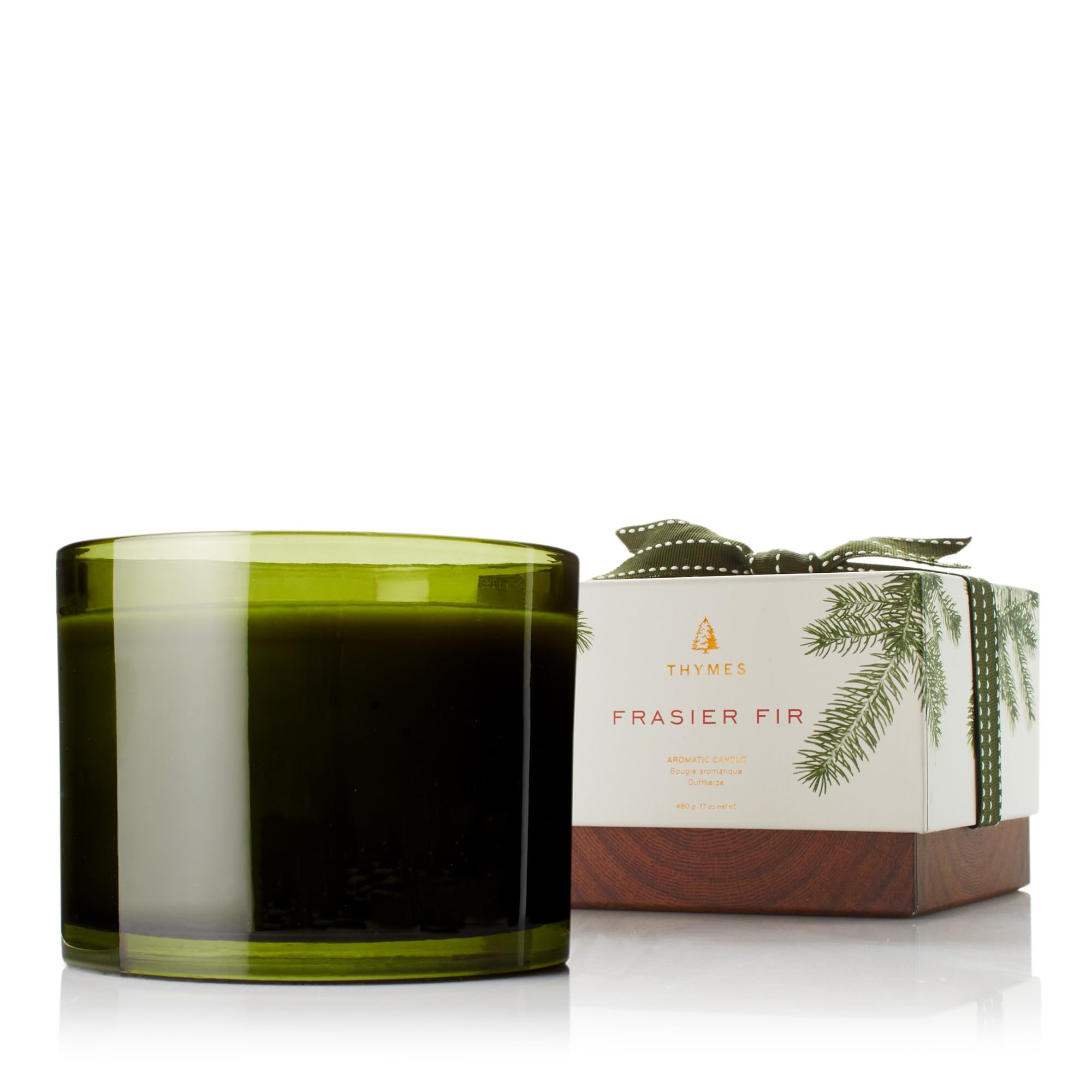 Thymes Frasier Fir Scented Candles for Home Decor – Green Heritage Holiday Candle – Notes of ... | Amazon (US)