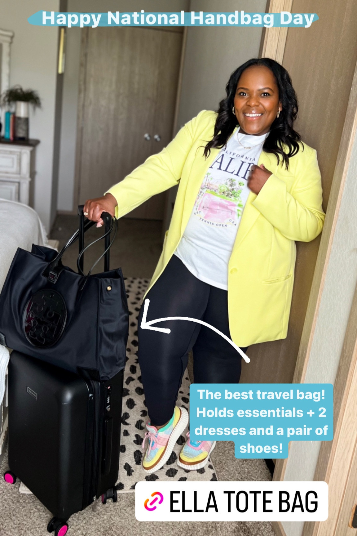 Looking for the perfect travel bag for running through the airport?! The Nylon tote from Tory Burch is perfect! It also holds my daily essentials plus 2 outfits and a pair of flats!! 

Travel / waterproof / tote bag / top handle / designer / Fall fashion / black handbag 

#LTKitbag #LTKtravel #LTKGiftGuide