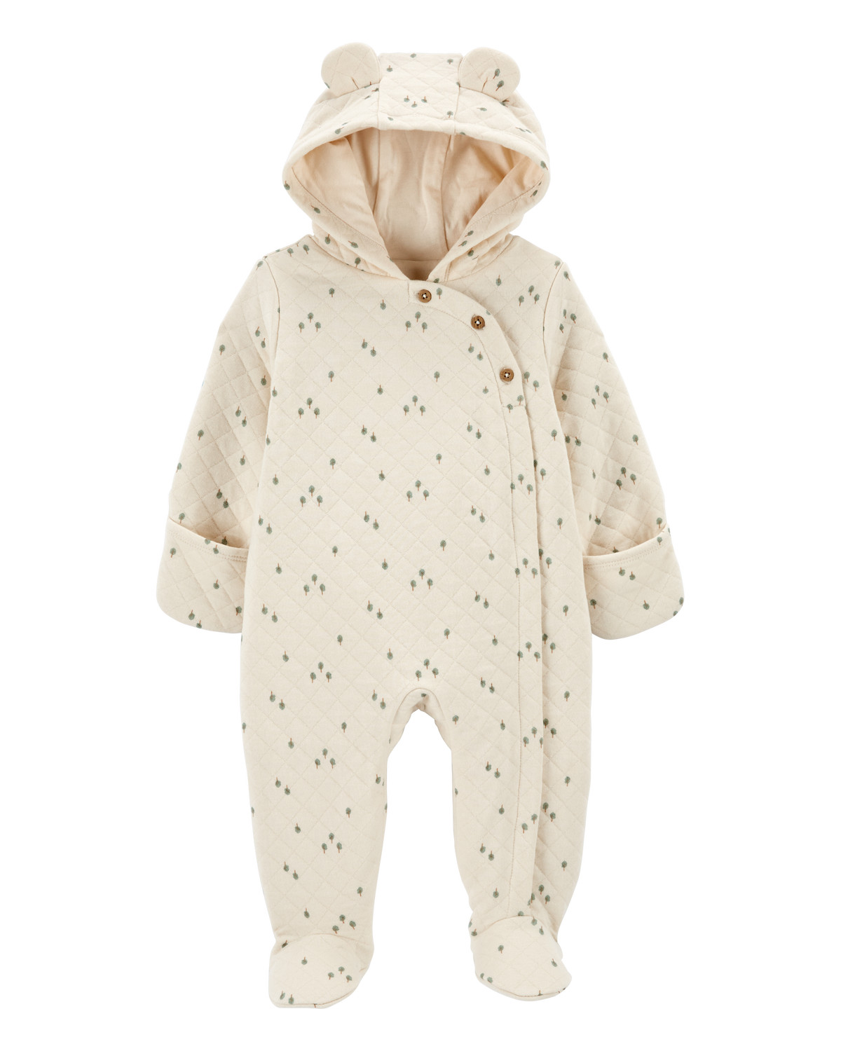 Baby Hooded Quilted Jumpsuit | Carter's Inc