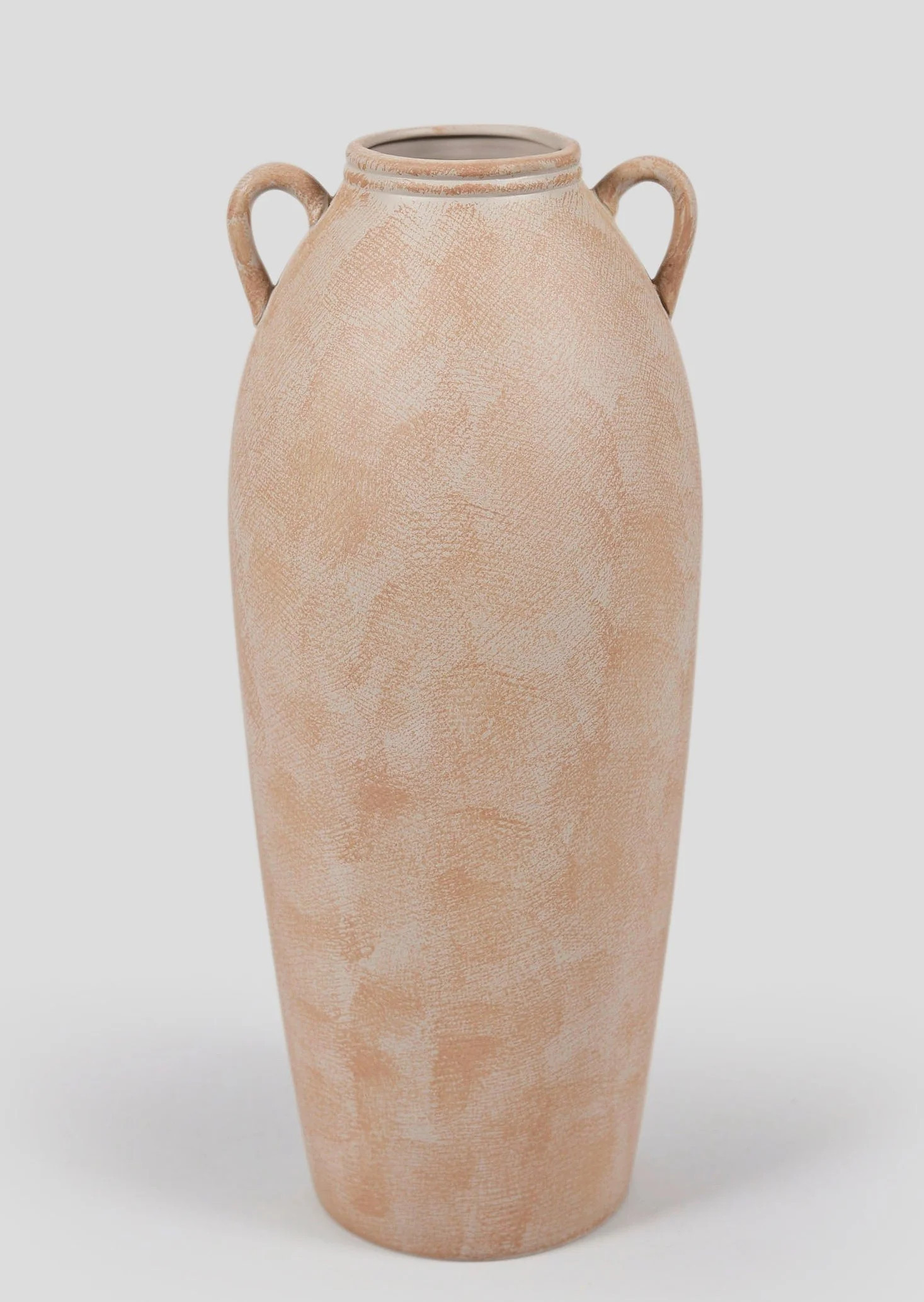 Tall Terra Cotta Vase with Handles - 20" | Afloral