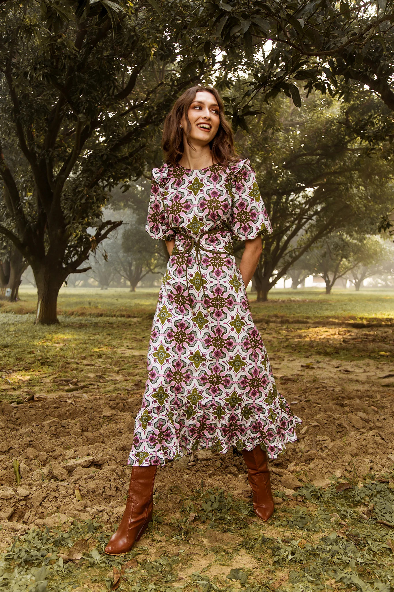 1738 antonia - wildflower (olive) | Beyond By Vera