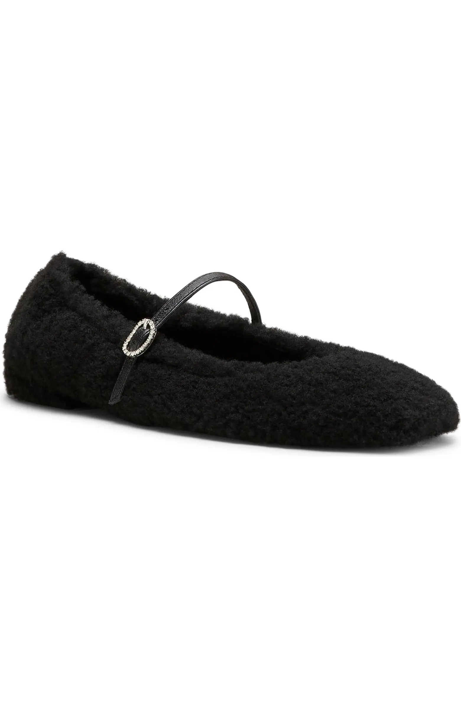 Stuart Weitzman Lennox Genuine Shearling Ballet Flat (Women) | Nordstrom | Nordstrom