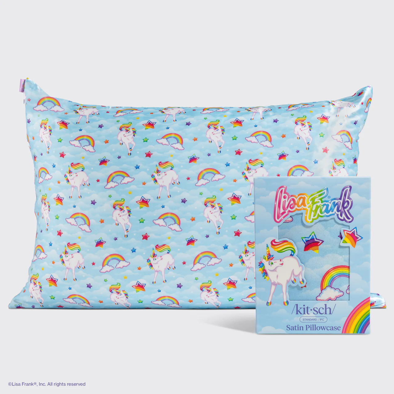 Lisa Frank x Kitsch Satin Pillowcase in Markie™ | Kitsch