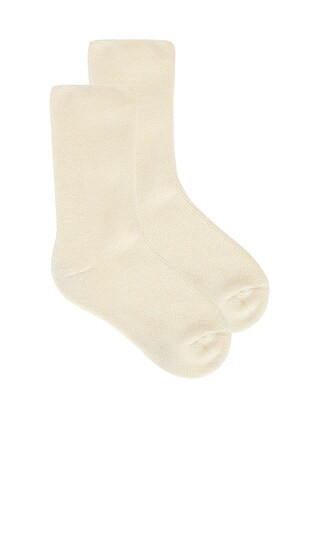 Eterne Lounge Socks in Cream. | Revolve Clothing (Global)