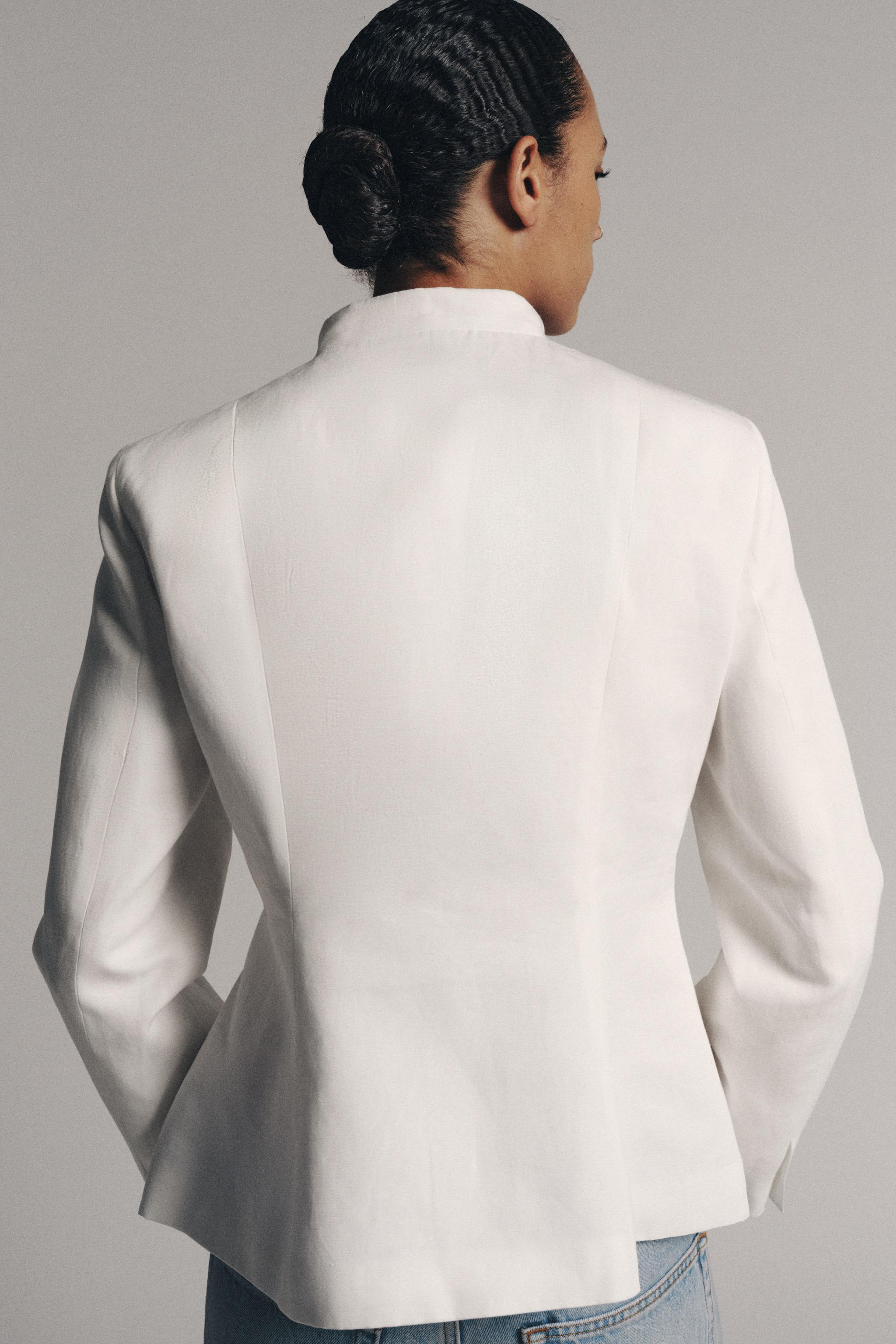ZW COLLECTION PEPLUM BLAZER WITH FROG FASTENING | Zara UK