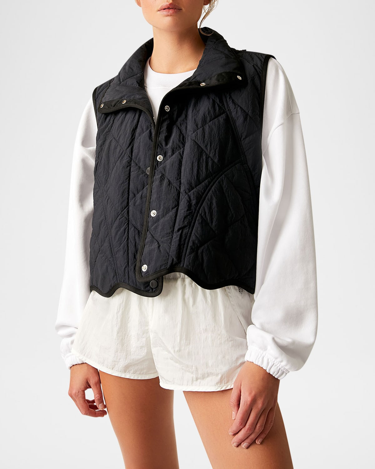 Quinn Quilted Puffer Vest | Neiman Marcus
